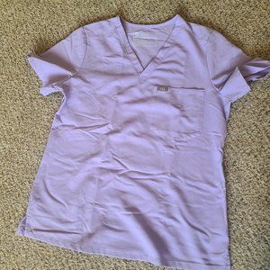 Figs Lavender Scrub Top, small